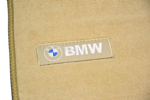Ворсові килимки BMW X5/X6 (E70/E71) (2006-2013) бежеві Premium BGLX1058 AVTM