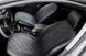 Чехлы на сиденья Opel Corsa D 2007- экокожа, Ромб /черные Seintex (опель корса) 1
