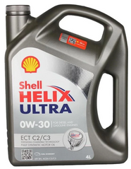 Моторное масло Shell Helix Ultra ECT C2/C3 0W-30, 4л SHELL 550042353