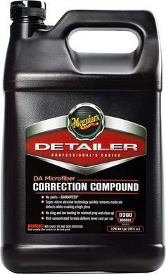 Корректирующая полировальная паста Meguiars Detailer DA Microfiber Correction Compound 3,79л Meguiars D30001