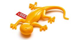 Ароматизатор Audi gekko желтый, тропические фрукты VAG 000087009C