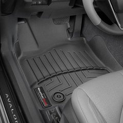 Коврики в салон Toyota Avalon 2019-2WD с бортиком, передние, черные 4414571 Weathertech