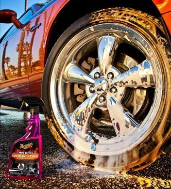 Очищувач для дисків та шин Meguiars Hot Rims All Wheel & Tire Cleaner 709мл Meguiars G9524