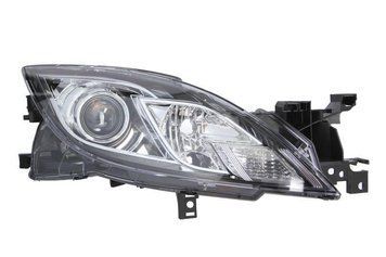Фара передня Mazda 6 (GH) 2010-2013, права H9/H11, автоматичне/механічне регулювання, Depo, 216-1155R-LEMN1