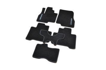 Коврики в салон (ворсовые) Mitsubishi Grandis 2003-2011, черные, 6шт, AVTM BLCCR1389