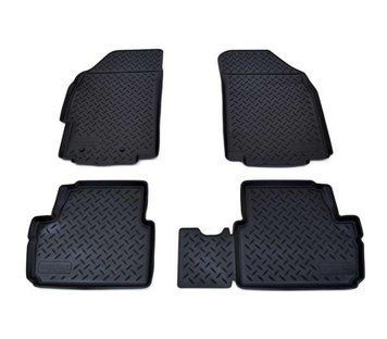 Килимки у салон Chevrolet Spark 2011-/Ravon R2 2016-, поліуретан, Norplast, NPL-Po-12-28
