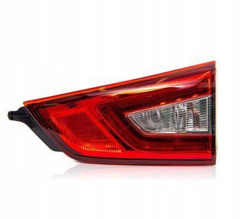 Фонарь задний Nissan Qashqai 2014-2017/Rogue Sport 2017-2019, правый, без ламп (LED/W16W), внутренний, Depo, 215-1326R-LD-UE
