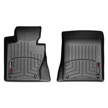 Коврики в салон BMW X3 2004-2006, с бортом, передние, черные, Weathertech 440381