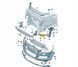 Крепление переднего бампера Audi Q7 2006-2010, левое, под фарой, AVTM, 4L0807333A, 181201933