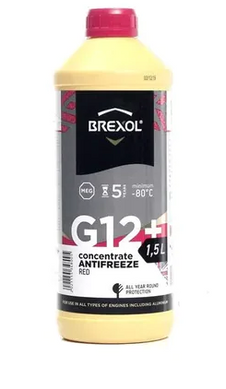 Антифриз BREXOL Coolant Red, G12+, красный 1л Brexol ANTF011