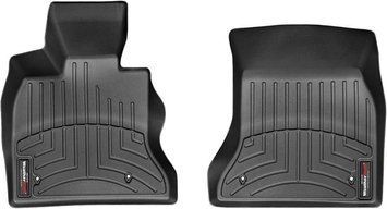 Килимки у салон BMW 5-Series GT 2010-2017, RWD, передні, чорні, Weathertech 443071
