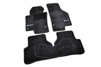 Килимки у салон (ворсові) Volkswagen Passat B6/B7 2005-2014, Premium, чорні, AVTM BLCLX1673
