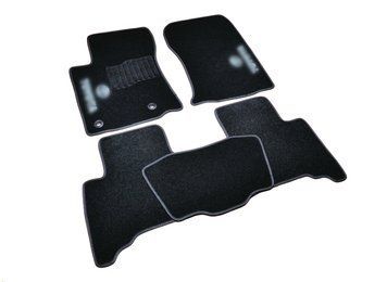 Килимки у салон (ворсові) Toyota Land Cruiser Prado 150 2013-, 5 місць, чорні, 5шт, AVTM BLCCR1638