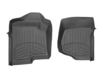 Коврики в салон Hyundai Palisade 2020-, передние, черные, Weathertech 4415781IM