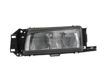 Фара передняя Mazda 323 (BG) SD 1991-1995, левая H4, механическая регулировка, Depo, 216-1122L-LD-E