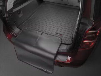 Коврик в багажник Ford Mustang Mach-E 2022- з накидкою, черный, WeatherTech 401425SK