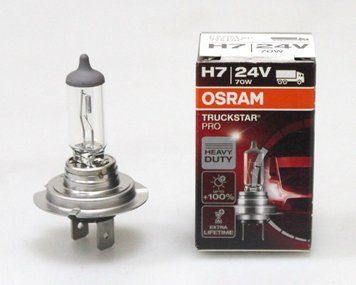 Автолампа H7 TruckStar Pro+120% 24V 70W PX26d (1шт)