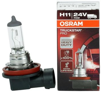 Автолампа H11 TruckStar Pro+100% 24V 70W PGJ19-2 (1шт)