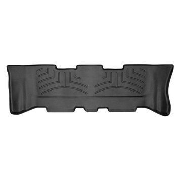 Коврики в салон Hyundai Santa Fe 2012-, 3 ряд, с бортом, черные, Weathertech 444404
