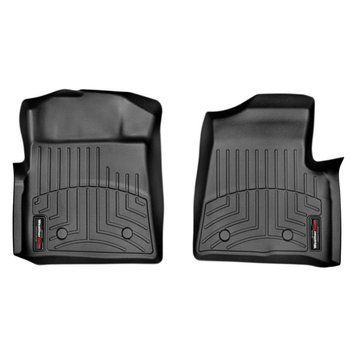 Коврики в салон Ford F150 2009-, с бортом, без воздуховода, передние, черные, Weathertech 446131