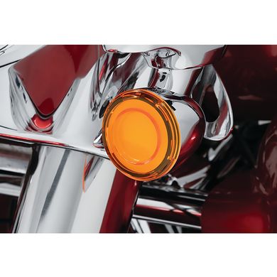 Повторитель желтый LED со стеклом передние 2шт Harley Davidson AVTM XF1406126ALI2