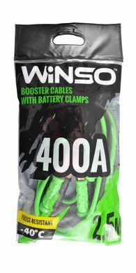 Провід-прикурювач 400А 2,5м поліетиленовий пакет Winso 138410