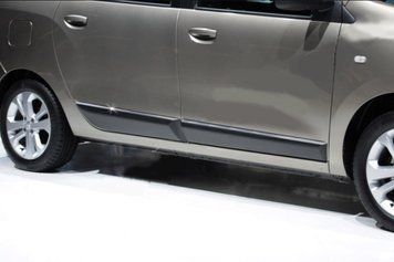 Накладки хромированные на молдинги дверей (4шт, нерж) Dacia Lodgy 2013-, OmsaLine, 2006131
