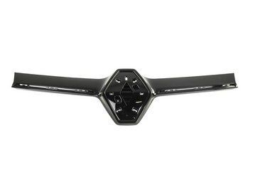 Накладка решетки радиатора Renault Logan 2017-2021, черный глянец, AVTM, 185643991