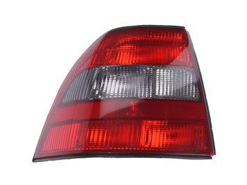 Ліхтар задній Opel Vectra B 1995-1999, лівий, червоно-прозорий, Depo, 442-1907L-UE
