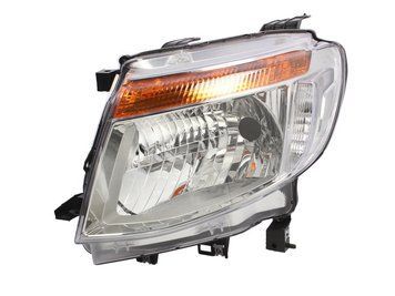 Фара передняя Ford Ranger 2011-2014, левая H4, электрическая/механическая регулировка, Depo, 231-1139L-LDEM1