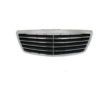 Решітка радіатора Mercedes-Benz S-Class W220 2002-2005 чорна, з хромованою рамкою, AVTM, 184603990