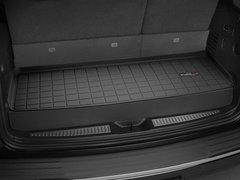 Коврик в багажник Tesla Model X 2021- по третьему ряду, 6 мест черный