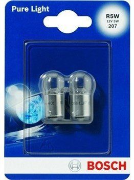Автолампа R5W Pure Light 12V 5W BA15s (блистер 1шт)