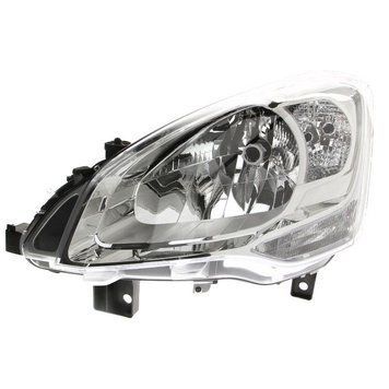 Фара передняя Citroen Berlingo/Peugeot Partner 2008-2011, левая H4, электрическая регулировка, с моторчиком, Depo, 552-1129LMLD-EM