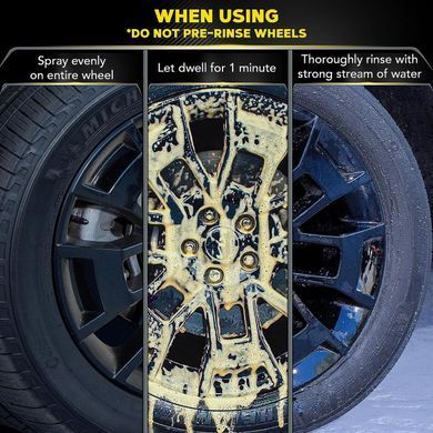 Очиститель для черных дисков Meguiars Hot Rims Black Wheel Cleaner 709мл Meguiars G230524