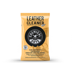 Салфетки Chemical Guys Leather Cleaner Car Cleaning Wipes для Leather, Vinyl, и Faux Leather (50 Wipes) Chemical Guys PMWSPI20850