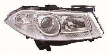 Фара передня Renault Megane 2 2006-2008, права H7/H1, електричне регулювання, Depo, 551-1162R-LD-EM