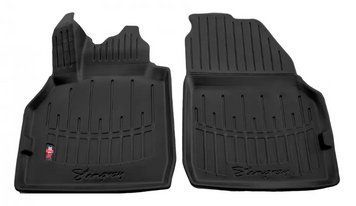 Килимки у салон Renault Scenic 2/Grand Scenic 2003-2009, з бортом, поліуретан, 2шт, Stingray, 5018022