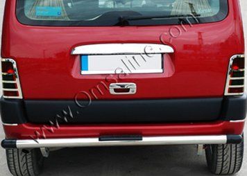 Накладки хромированные на стопы (2шт) Citroen Berlingo/Peugeot Partner 1996-2008, Carmos, 6457894