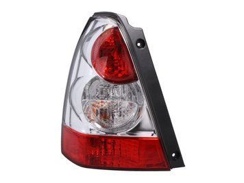 Фонарь задний Subaru Forester 2006-2008, левый, хром, Depo, 320-1908L-AS1