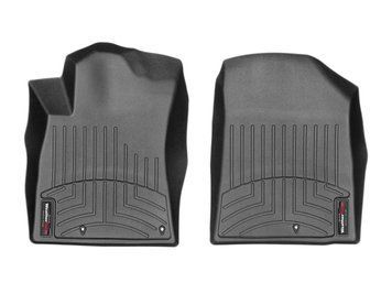 Коврики в салон Hyundai Ioniq 2017-, с бортом, передние, черные, Weathertech 4411151