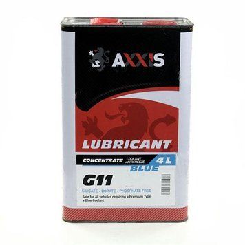 Антифриз-концентрат AXXIS G11, синий, 4л AXXIS 48021106371