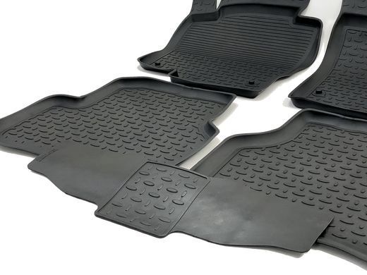 Коврики в салон Volkswagen Passat B7/Passat/Passat CC 2011-2015, резиновые, 5шт, Seintex, 82715