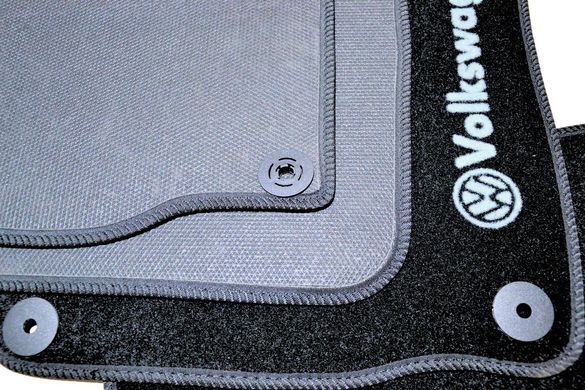 Ворсові килимки Volkswagen Bora (1998-2005) / Golf 4 (1997-2003) /чорні, кт. 5шт BLCCR1657 AVTM