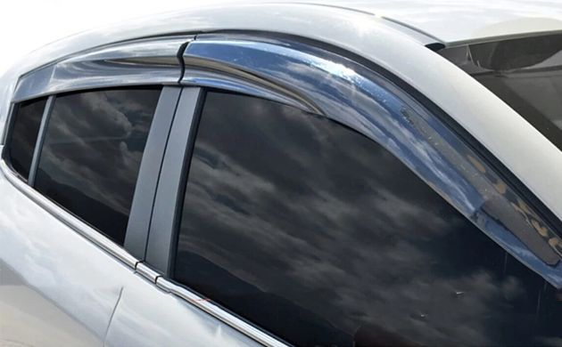 Дефлекторы окон (ветровики) Opel Astra H 2004-2013, кт 4шт SP-S-08 SUNPLEX