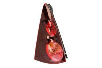Ліхтар задній Peugeot 107/Citroen C1 2005-2012, лівий темний, Depo, 550-1942L3LD-UE