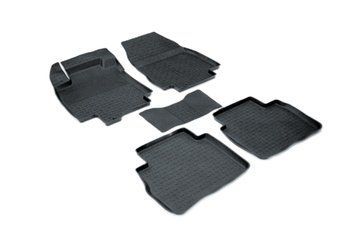 Килимки у салон Haval Jolion 2021-, 2WD, гумові, 5шт, Seintex, 96485