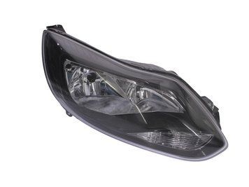 Фара передняя Ford Focus 3 2012-2014, правая, черная рамка, Depo, 431-11A4RMLDEM2