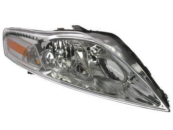 Фара передняя Ford Mondeo 4 2007-2010, правая H7/H1, с поворотом, электрическая регулировка, Depo, 431-1179RMLD-EM