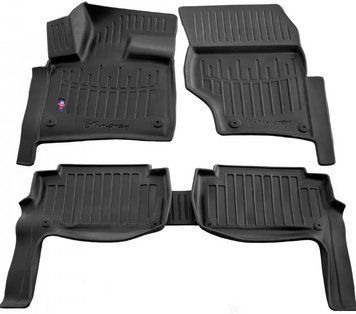 Килимки у салон Audi Q7 4L 2005-2015, з бортом, поліуретан, 5шт, Stingray, 5030055